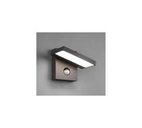 Horton applique da esterno led in fusione antracite orientabile con sensore l. 1
