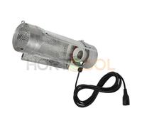 HORTOSOL Riflettore Cooltube 125mm x 400mm per lampade E40 HPS MH - con 4m cavo