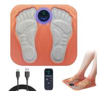 Horuili® Massaggiatore elettrico per piedi, massaggiatore USB per piedi, cuscino massaggiante EMS per piedi con 6 modalità e 15 frequenze regolabili, favorisce la circolazione sanguigna