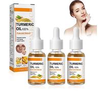 Horuili® Turmeric Serum, Siero viso Riparatore Alla Curcuma, Siero Alla Curcuma per Correggere le Macchie Scure, Illumina e Uniforma i Toni Della Pelle, 3 pezzi