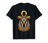 Horus Ankh Falcon Dio Antico Egitto Mito Arte Maglietta