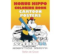 Horus Hippo Coloring Book: Cartoon Posters