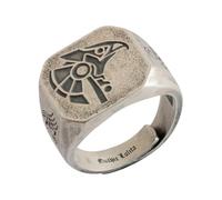 Horus Magic Ring - Anello per gli occhi aperti degli dei, Egitto, occhi freddi, stile retrò, lucido, per feste e club, lega, Secondary Stone