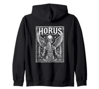 Horus Occhio sopra Il Regno Mitologia Egiziana Felpa con Cappuccio