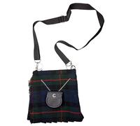 HoS - Elegante borsa a tracolla da donna in tartan scozzese, perfetta miscela di tradizione e moda, borsa in spugna, Gunn, 10" x 9"