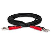 Hosa CPP-202, Stereo Interconnect, Dual 1/4 in TS to Same, 2 m