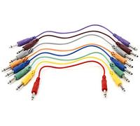 Hosa CPP-830, Unbalanced Patch Cables, 1/4 in TS to Same, 1 ft