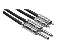 Hosa CPR-410AU, PRO DUAL CABLE 1/4" TS - RCA AU 10FT