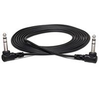 Hosa CSS-103RR, Balanced Interconnect, Right-angle 1/4 in TRS to Same, 3 ft