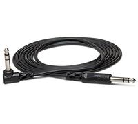 Hosa CSS-110R, Balanced Interconnect, 1/4 in TRS to Right-angle 1/4 in TRS, 10 ft