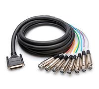 Hosa DTF-803, Balanced Snake, XLR3F to DB25, 3 m