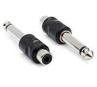Hosa GPR-101, Adaptors, RCA to 1/4 in TS, 2 pc