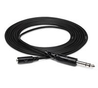 Hosa MHE-325, Headphone Adaptor Cable, 3.5 mm TRS to 1/4 in TRS, 25 ft