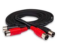 Hosa MID-203, Dual MIDI Cable, Dual 5-pin DIN to Same, 3 m