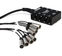 Hosa SH-8X0-50, Pro-Conex Little Bro' Sub Snake, Hosa 8 x XLR Sends and No Returns, 50 ft