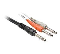 HOSA STP-204 - Cavo di inserimento - 1/4" TRS a Dual 1/4" TS - 4 m