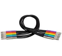 Hosa TTS-830, Balanced Patch Cables, TT TRS to Same, 1 ft