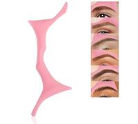 HOSAILY Stencil per sopracciglia in silicone, 6 in 1, riutilizzabile, per sopracciglia, 6 forme per sopracciglia, per principianti, aiuto per il trucco degli occhi, righello professionale per trucco