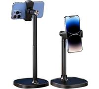 Hosann Century Supporto per cellulare, da tavolo, regolabile a 360°, compatibile con iPhone 15, 14, 13, 12 Pro Max/Galaxy/Huawei/Xiaomi (Black)