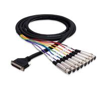 HosaTech DTF-803 - Cavo multiplo con connettore XLR femmina a 3 poli su DB25, 3 m