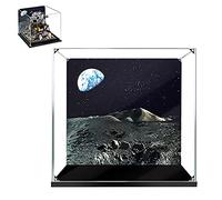 Hosdiy Vetrina Espositiva in Acrilico per Apollo 11 Lunar Lander - Teca Vetrina Compatibile con Lego 10266 (Solo Vetrina, Senza Modello) (3mm Colorato)