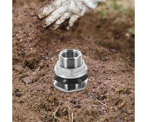 Hose Adapter for Rain Buckets and Hoses Raccordo Passaparete Filettato
