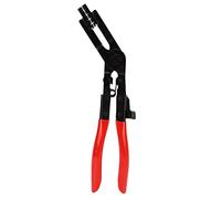 Hose Clamp Pliers | 35° Angled Head & Ergonomic Grip | Universal Automotive Repair Tool for Hard to Reach Areas/High Temperature Motors | PVC Handle, Labor Saving Design