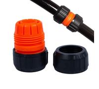 Hose Connector, Garden Hose Quick Connectors, Heavy Duty Solid Brass Hoses Connector, 3/4 Inch Hoses Pipe Repair Tap Adaptor For Valve HVAC Wash Tool Irrigation Car Washing Watering Lawn Care Cleaning