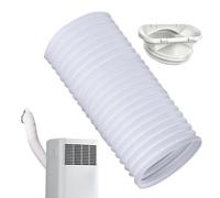 Hose for Portable Air Conditioner, 5.1 Inch Exhaust Duct, Flexible Vent Tube Replacement, 5.12 Inches, Sturdy Connector Design, Gym Room Apartment Warehouse Store Bedroom Use