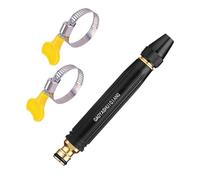 Hose Nozzle, Garden Hose Water Sprayer, Handheld Replacement Parts with 3 Patterns Cleaning Tools, Adjustable Spray for House Floor Lawn Pet Bathing Patio and Anti-Leak Design