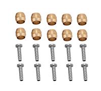 Hose Olive Insert, 10 Set Brake Hose Olive e Insert Set di connettori per tubo freno idraulico SM-BH90 / BH59(BH90)