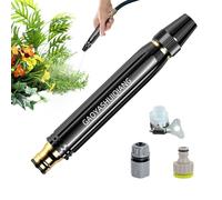 Hose Pipe Spray - High Pressure Alloy Nozzle With Adjustable Flow | 15cm Heavy Duty Car Wash For Daily Home Cleaning | Durable Metal Trigger Tool For Garden And Driveway Washing