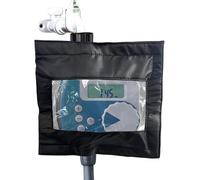 Hose Watering Timer Cover - Weather Resistant Protective Sleeve, Clear Front Window Anti UV Shield For Irrigation Controller | Waterproof Dustproof Protector For Outdoor Garden Lawn Sprinkler System