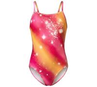 Hoseay Costume da Intero Ragazze, Costumi Bagno Monopezzo con Spalline Regolabili per Bambini, Asciugatura Rapida Schiena Nuda Costume Nuoto, Abbigliamento Spiaggia Piscina per età 13, Rosa