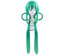 Hoseki no Kuni Cosplay Wig Synthetic Long Green Woman Adult Wigs Halloween Costume Anime Game Hair 95cm