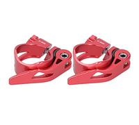 Hoseonfn 2pcs Clip del sedile a rilascio rapido per biciclette, C73 in lega di alluminio da 31,8 mm per tubo di mountain bike mountain NOTA: la parola chiave principale del (Rosso)