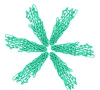 HOSEONFN 6 pezzi di ricambio per borsa in rete di nylon con tasche a rete da biliardo verde Accessori per snooker professionali