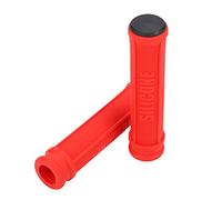 HOSEONFN Manopole antiscivolo per manubrio da ciclismo Bloccaggio sulle manopole per manubrio da mountain bike (Rossa)