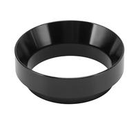 HOSEONFN per imbuto dosatore caffè da 53 mm, anello dosatore polvere magnetico in lega di alluminio, anello ricevente polvere antivolante per accessori macchina caffè espresso, (Nero)