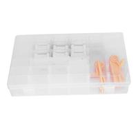 Hoseonfn per la scatola dell'organizzatore a filo trasmissione, per il punto croce bianco di latte, bobine di plastica, macchina di avvolgimento manuale, conservazione del filo