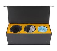 Hoseonfn per whisky in vetro rotondo set di stampi per cubette di ghiaccio, per cocktail, per whisky, per bevande, regali unici per uomini, grande produttore di ghiaccio sferico, (Escluvio dei fiori