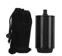 HOSEONFN Prolunga per stecca da biliardo Tubo in fibra di carbonio Prolunga per stecca da biliardo professionale con paraurti Nero (2 pollici)