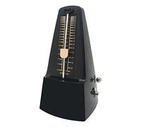 HOSEYIN Metronomo meccanico universale per pianoforte, chitarra, violino e altri strumenti (standard, nero)