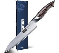 HOSHANHO 15 cm Coltello Multiuso, Coltello da Cucina in Acciaio giapponese ad alto tenore di carbonio Giapponese Coltello Universale Professionale Coltello da Verdura