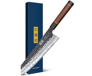 HOSHANHO 23 cm Coltello da Kiritsuke, Giapponese Coltello da Cucina | Professionali Coltello da Cucina Kiritsuke in Acciaio ad Alto Carbonio, Affilata Coltello da Chef con Impugnatura Ergonomica