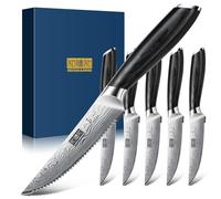 HOSHANHO Coltelli da Bistecca Set da 6 pezzi, Set di Coltelli da Bistecca