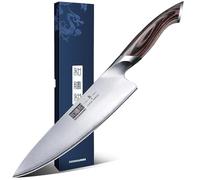 HOSHANHO Coltelli da Cucina da 20 cm, Coltello da Cucina Professionale Coltello da Chef in Acciaio, Giapponesed Coltello Chef con Impugnatura Ergonomica