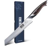 HOSHANHO Coltello da Pane 20 cm, Professionale Coltello da Torta Seghettato
