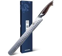 HOSHANHO Coltello da Prosciutto 30cm, Coltello Intagliato da Giapponese in Acciaio di Carbonio, Coltello per Carne de Super Affilato, Coltello per Cucina Impugnatura Ergonomica