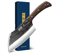HOSHANHO Coltello per carne da 15,2 cm, forgiato a mano, per tagliare la carne, coltelli da chef a tutto codolo per cucina, cucina all'aperto, campeggio, barbecue